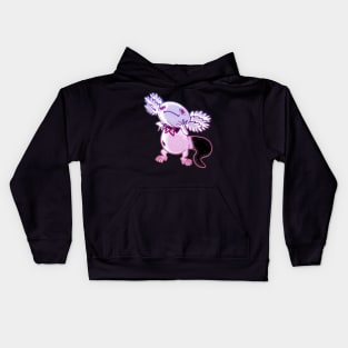 Axolotl mud puppy Kids Hoodie